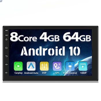 Smart Voice 8 Core Android autoraadio Stereo Autoradio 4+64G 7