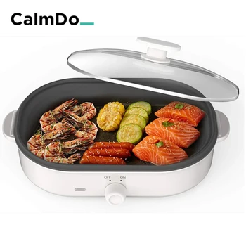 CalmDo 700W majapidamis-multi-function toiduvalmistamis pot diy elektrilised hot pot leibkonna suitsuvaba elektriline grill BBQ masin grill