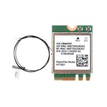 MT7921 WIFI6 2.4 G 5G Gigabit Võrgu Kaart Lauaarvuti Sülearvuti Sisseehitatud Traadita Võrgu Kaart koos Sisseehitatud Antenni