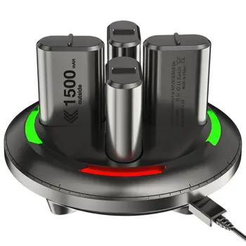 4X1500mAh avalikustatava Akut Xbox Seeria X S/Xbox Üks X S Wireless Controller USB Laadija Xbox Üks
