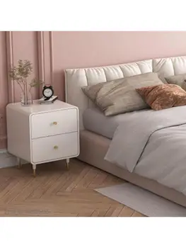 Kerge luksus minimalistlik öö tabel kaasaegne minimalistlik Põhjamaade net punane ins magamistoa väike valge ladustamine öö kapp
