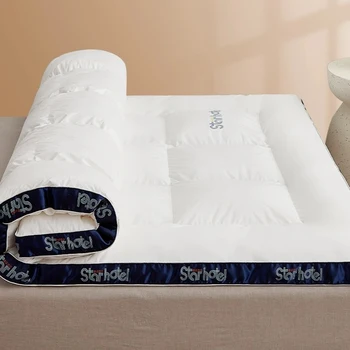 Soja kiudaine madrats elastne padi kodu-kokkupandav Ühe tatami magab padi kevad sügis paksenema topelt pehme voodi matt