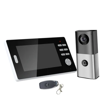 7Inch Täielik Traat Tasuta Smart home Video Sisetelefoni Süsteem Night Vision Veekindel Uksekell visiophone Intercom