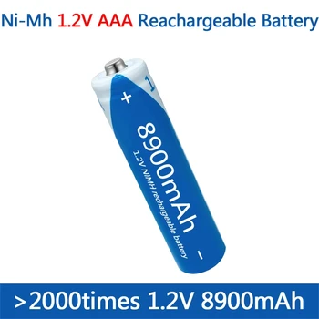 Batería AAA-de 1,2 V, pila recargable de alta capacidad, 9900mAh, para juguetes, ratón de kontrolli remoto