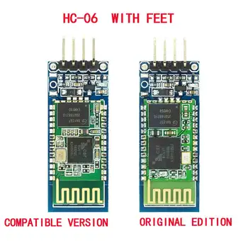 Traadita Bluetooth Serial Port Ülekande Moodul Traadita Serial Port Side HC-06 Pin-Ori, Bluetooth Moodul