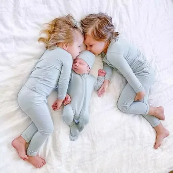 Uued Lapsed Poisid Tüdrukud Pajama Komplekti Pehme Pika Varrukaga T-Särk Tops Koos Väikelapse Püksid Baby Pidžaamad Sügis Magab Beebi Riided