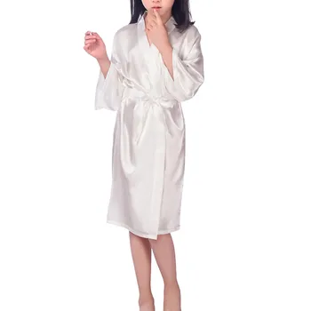 4-14 Kood Laste Värv Nightgowns Pesu Kimono Riideid Aluspesu Pidžaamad Öö Kannab Naised Naised Suvel Pidžaama Sleepwear