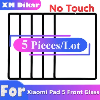 5 TK Uus Esi-Välimine Klaas Objektiivi NR Touch Xiaomi Pad 5 / Pad 5 Pro 5G XIAOMI MI-PADI 5 Esi Klaasi Remont, Varuosad