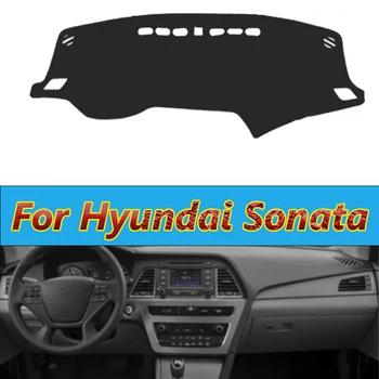Auto Armatuurlaua Katmiseks Hyundai Sonata 2015 2016 2017 2018 Sonaat 9 Dash Mat Armatuurlaua Pad Vaip Anti-UV-Anti-slip