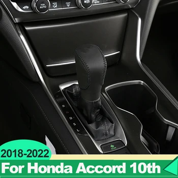 Honda Accord X 10. 2018 2019 2020 2021 2022 Hübriid Nahk Auto Gear Shift Knob Katta libisemiskindla Käepide Protective Case