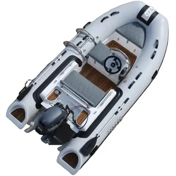 Tehase Ce Sõudmine 360CM Jaht Jäik Kalapüügi Alumiinium Süsta Kiirust Laeva Luksus Klaaskiud Pontoon Soonikut Paati koos Päramootoriga Mootor