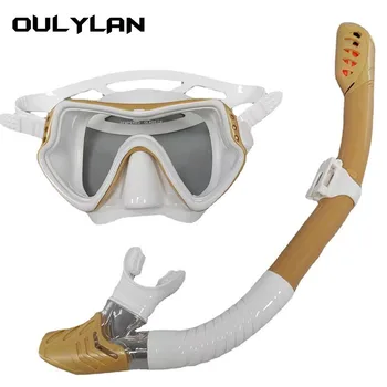 Oulylan Professionaalne Scuba Diving Maskid Snorkeling Määrata Täiskasvanud Silikoon Seelik Anti-Fog Kaitseprillid Prillid Bassein Seadmed