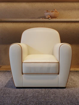 Itaalia luksus ühe isiku diivan tool laisk online celebrity tiiger tool nahk disainer tugitool
