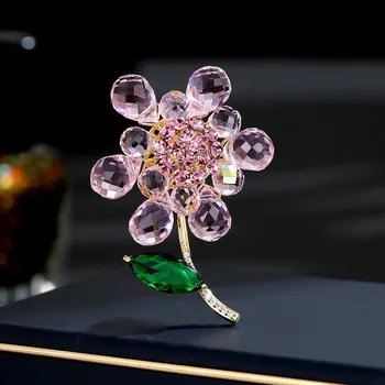 Käsitöö kristallkuul Sõle Uus Peen Naiste Luksus Temperament mitmeotstarbeline Pin-koodi
