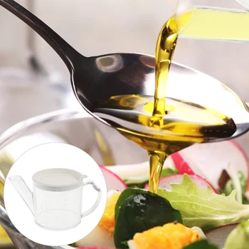 Läbipaistvast Plastikust Konteiner Õli Võib Köögi Omanik Oliiviõli Vidin Maitse Dispenser Veekeetja