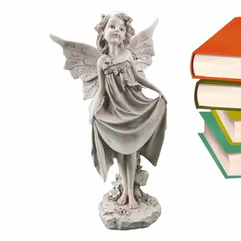 Angel Figuriin Ornament-Lill Haldjas Kuju Kaunistamiseks Aed Kujukeste Lill Haldjas Kuju Kunst, Skulptuur, Käsitöö Haljastus