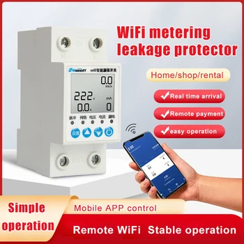 WiFi Ettemakstud Arvesti Smart Meter Smart Switch Üle Pinge All Protector jääkvoolu kaitse kaugjuhtimise abil Tuya APP