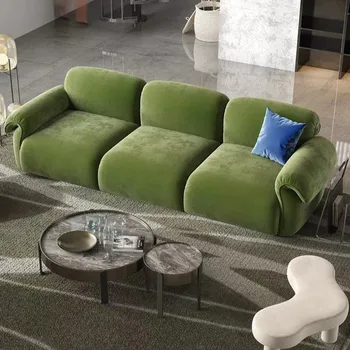 Itaalia luksus kvaliteetne diivan mööblit elutoas elutuba diivan komplekti kaasaegne kangas samet diivanid