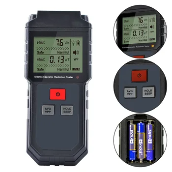 Elektromagnetilise Kiirguse Detektorid Tester käeshoitav Digitaalne LCD EMF Arvesti Funktsiooni, Elektri-Analüüsi Vahendeid
