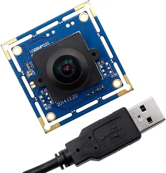 ELP 8MP lainurk 180 Kraadi Fisheye Objektiiv Mini USB Kaamera Moodul CCTV 3264*2448 IMX179 Veebikaamera Juhatuse Müügiautomaatide