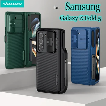 Samsung Galaxy Z Murra 5 5G Juhul NILLKIN 180° Kokkuklapitavad Lükake Kaamera kaitsekaas Samsung Z Fold5 Pen Pesa Omanik