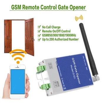 G101 Traadita ukseavaja Mobiiltelefoni WiFi Remote Controller GSM puldiga Värava Avaja garaažiuksed Luugid