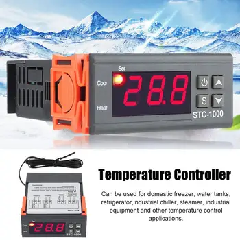 STC-1000 STC 1000 LED Digitaalne Termostaat Inkubaatori Temperatuur Töötleja Thermoregulator Relee Kütte-Jahutuse 12V 24V O4I4