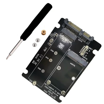 MSATA/M. 2 NGFF SATA III SSD Adapter, B Key/B+M Võti Dual Interface Adapter Kaardi 2230/2242/2260/2280 M. 2 NGFF SATA SSD