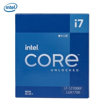 Intel Core i7 12700KF i7-12700KF 3.6 GHz 12-Core 12-Lõng CPU Mängude processador L3=25M 125W LGA 1700 UUS originaal box
