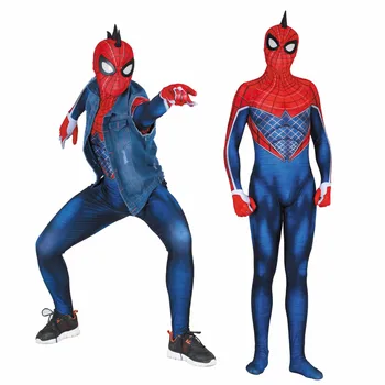 Spiderman Cosplay Spider Superkangelane Kostüüm Peter Parker Cosplay Kombekas Halloween Cosplay Lapsed Täiskasvanud Bodysuit Tomokatsu Komplekt