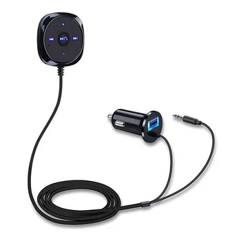 Traadita Bluetooth-ühilduva Muusika Vastuvõtja 3,5 mm AUX Bluetooth-ühilduva Adapter Audio Vastuvõtja Auto Stereo koos AUX-IN
