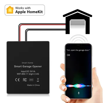 Homekit Smart Garaaž ukseavaja Wifi Smart Switch Siri hääljuhtimine Interruptor koostööd Apple Home Kit puldiga Ajastus
