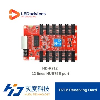 Huidu R712 R716 R732 HD-R712 HD-R716 HD-R732 Saanud Card Full Värv Töötleja Outdoor Indoor LED Ekraan HUB75E Sadam