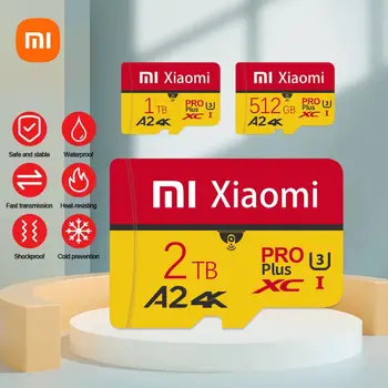 Xiaomi Originaal Mälukaart 2TB 1 TB Video kaart A2 kuni C10, Mini SD-Kaart 512 GB Micro SD TF Kaart r4 kaart nintendo ds tasuta shipping