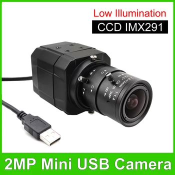 1080P CCD IMX291 Madal Valgustus Usb Veebikaamera 2.8-12mm Varifocal Objektiiv 2MP kiire UVC OTG Tööstus-Plug And Play-USB-Kaamera