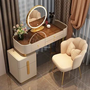 Itaalia Disainer Kirjutuslauad magamistoamööbel Edevus Printsess tualettlaud Põhjamaade Luksus elutuba Storage Pool Kapid,