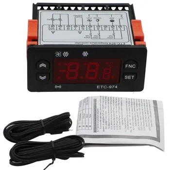 JNE-974 Digital Temperature Controller, Mikroarvuti Termostaadid Termostaat Jahutus-Alarm 220V NTC Andur